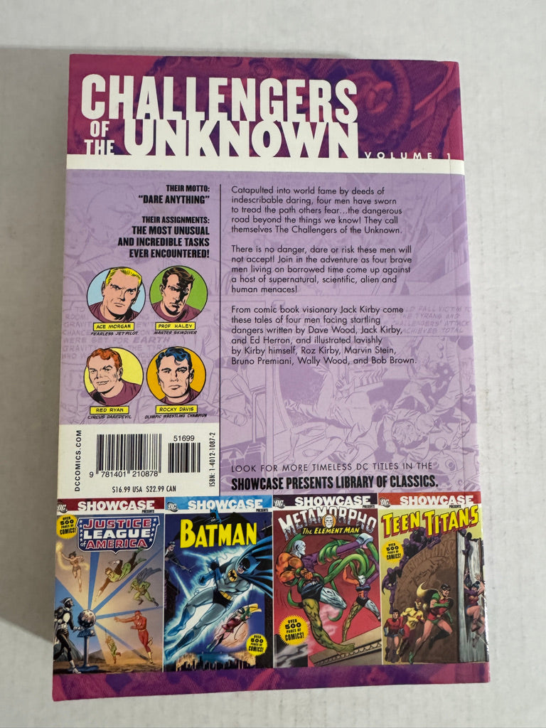 SHOWCASE PRESENTS CHALLENGERS OF THE UNKNOWN Vol 1 TPB NM OOP