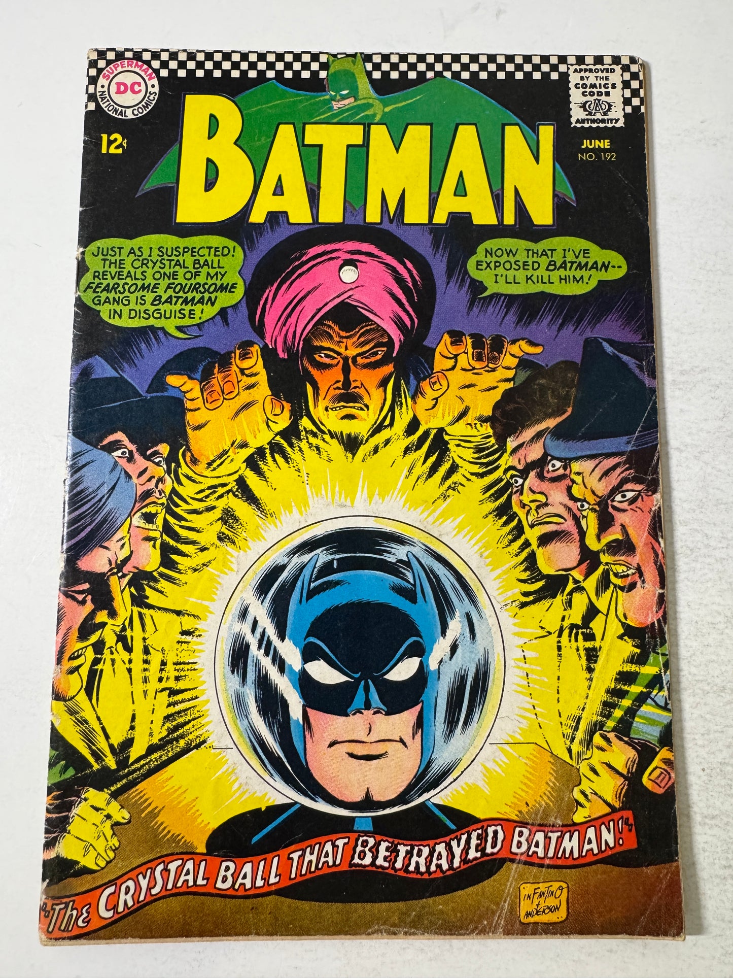 BATMAN #192 GD