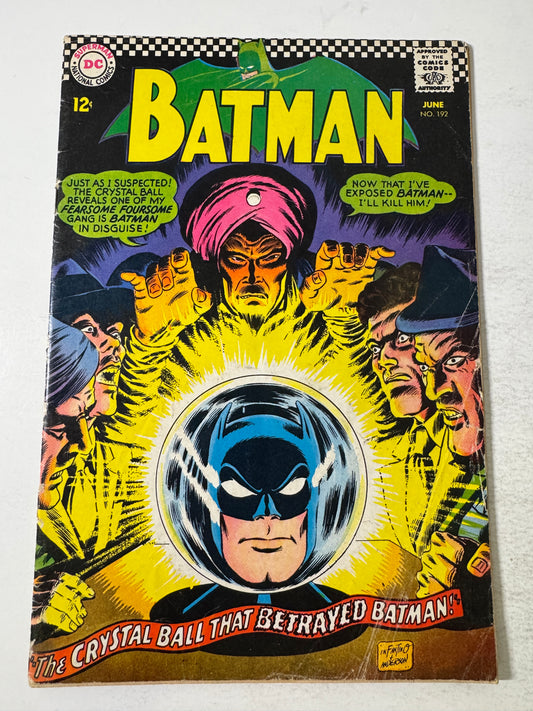 BATMAN #192 GD