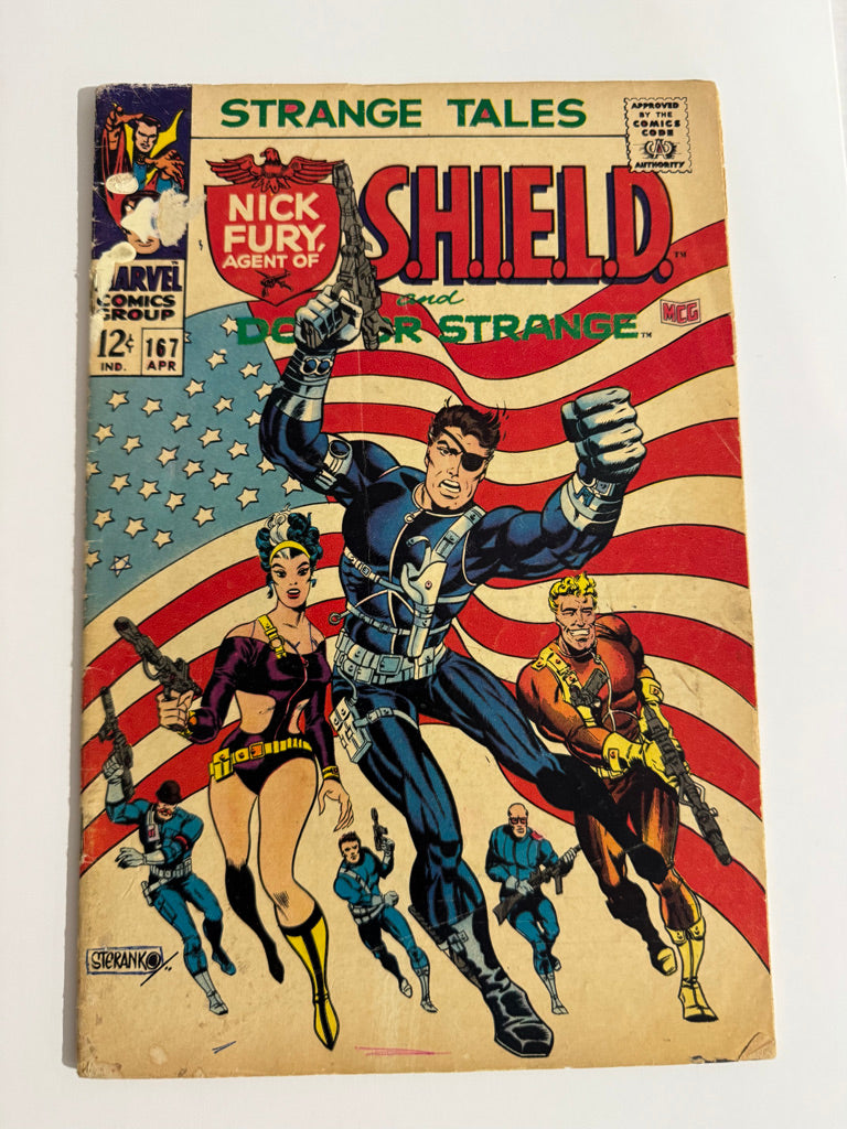 STRANGE TALES #167 GD/VG Steranko Cover