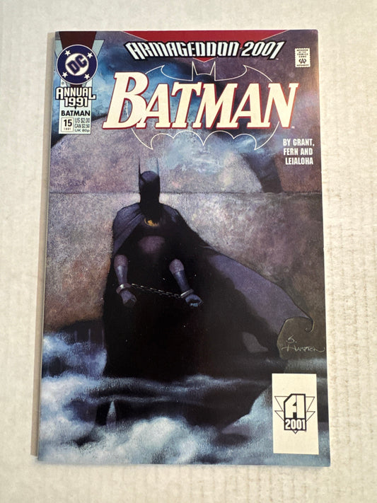 BATMAN ANNUAL #15 1991 NM- Scott Hampton Cover