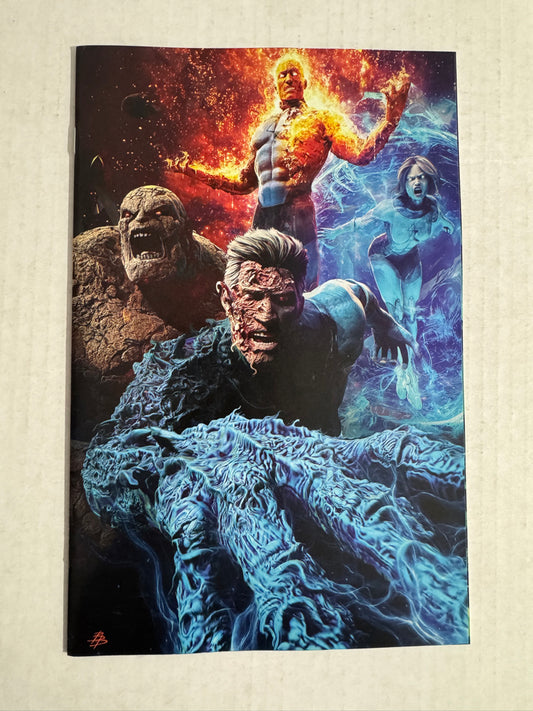 MIDNIGHT FANTASTIC FOUR #1 NM NYCC Bjorn Barends Virgin Variant LTD 1000
