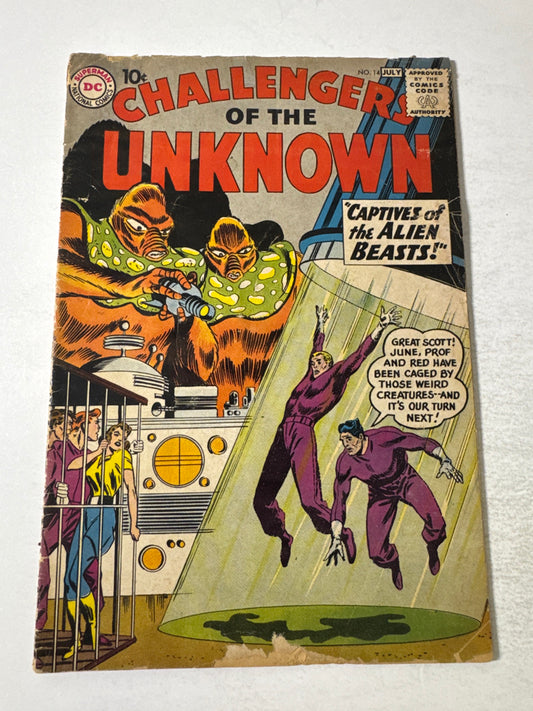 CHALLENGERS OF THE UNKNOWN #14 GD 1ST APPEARANCE