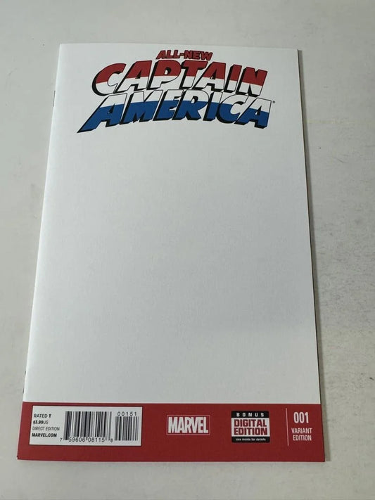 ALL-NEW CAPTAIN AMERICA #1  NM  Blank Variant