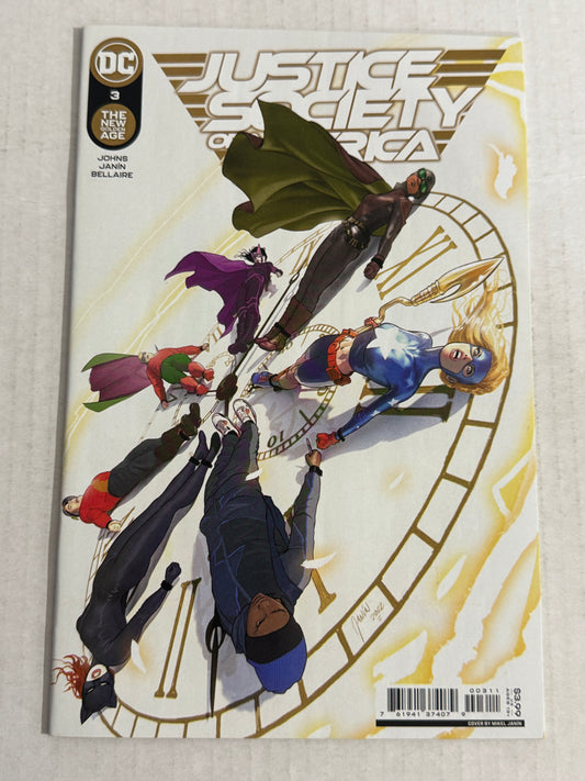 JUSTICE SOCIETY OF AMERICA #3 Vol 4 NM Mikel Janin Cover