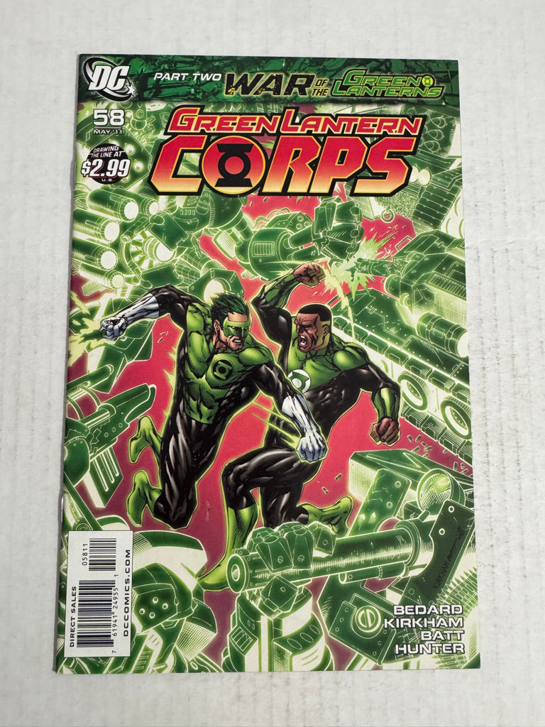 GREEN LANTERN CORPS #58 Vol 2 VF Tyler Kirkham Cover