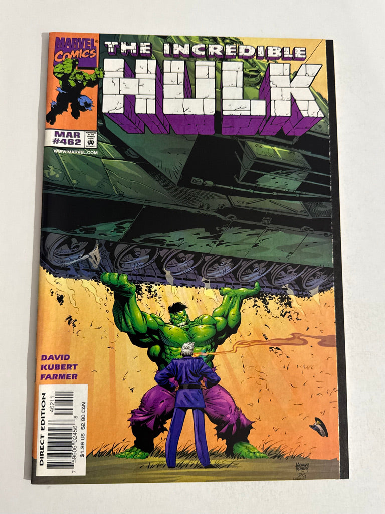 INCREDIBLE HULK #462  Adam Kubert Cover