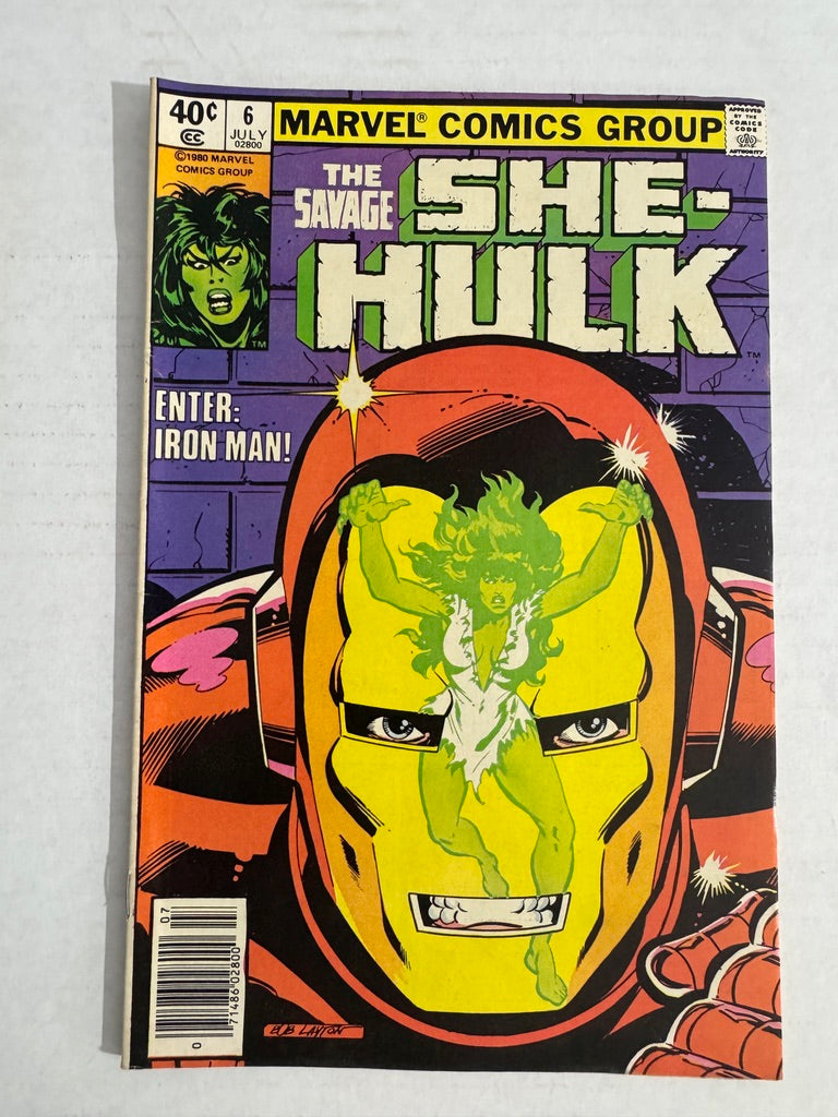 SAVAGE SHE-HULK #6 VF- NEWSSTAND