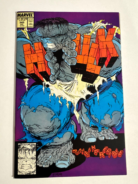 INCREDIBLE HULK #345 NM- Todd McFarlane Cover