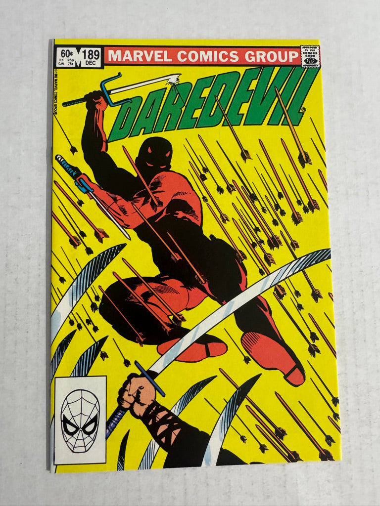 DAREDEVIL #189 NM Frank Miller Cover