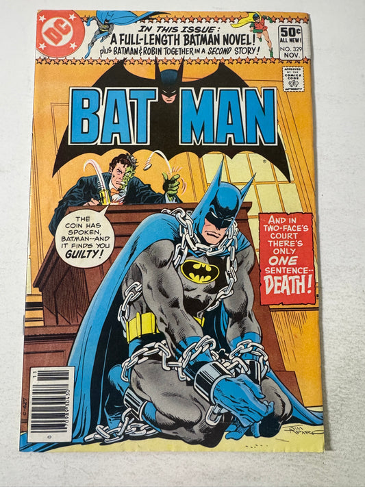 BATMAN #329 VG+ NEWSSTAND
