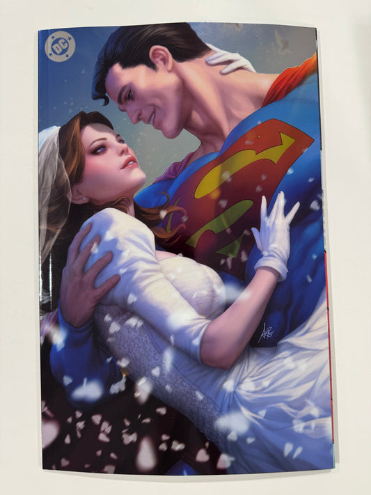SUPERMAN: THE WEDDING ALBUM - 30TH ANNIVERSARY SPECIAL #1 NM Cover E Stanley 'Artgerm' Lau Foil Virgin Variant