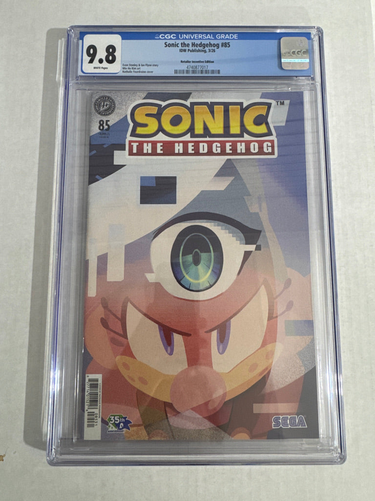 SONIC THE HEDGEHOG #85 CGC 9.8 1:10 Variant