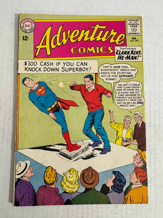 ADVENTURE COMICS #305 VG/FN