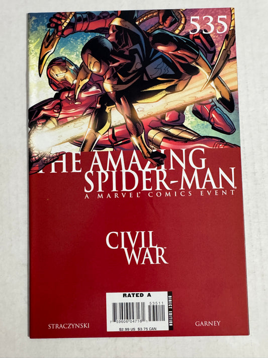 AMAZING SPIDER-MAN #535 NM Ron Garney Cover