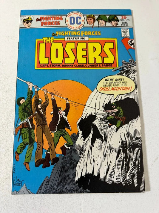 OUR FIGHTING FORCES #163 VF- Joe Kubert Cover