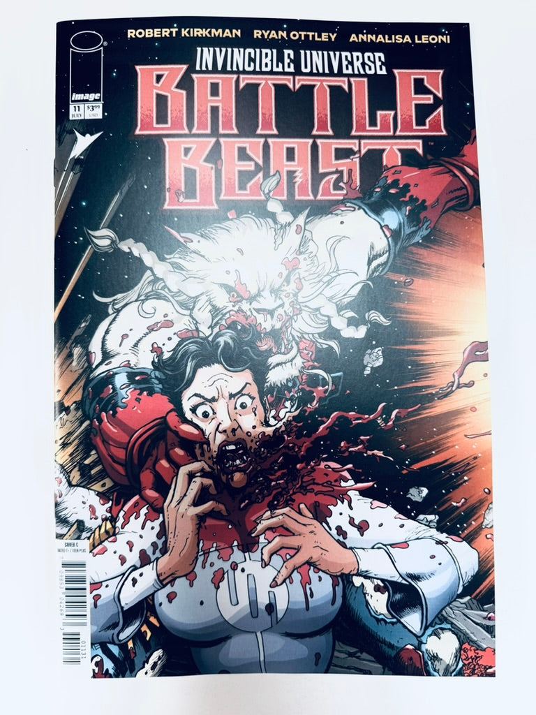INVINCIBLE UNIVERSE: BATTLE BEAST #11 NM Cover C 1:10 Chris Burnham Connecting Variant