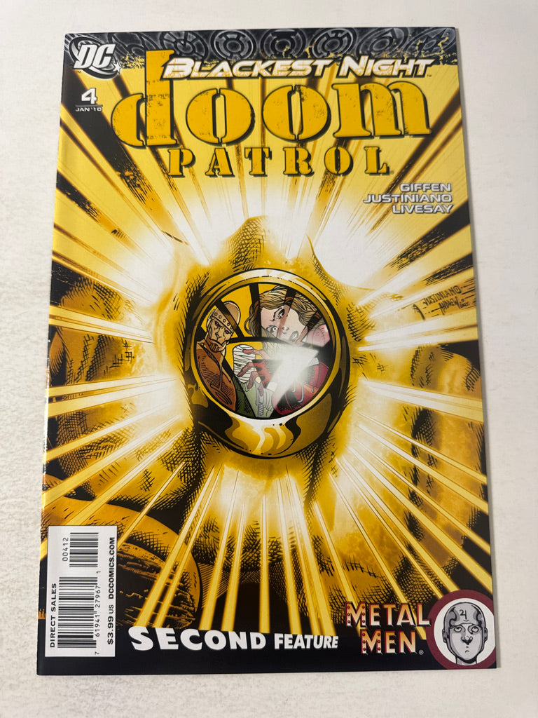 DOOM PATROL #4 Vol 5 NM- 2nd Print Variant