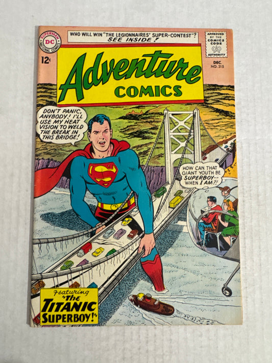 ADVENTURE COMICS #315 VF+