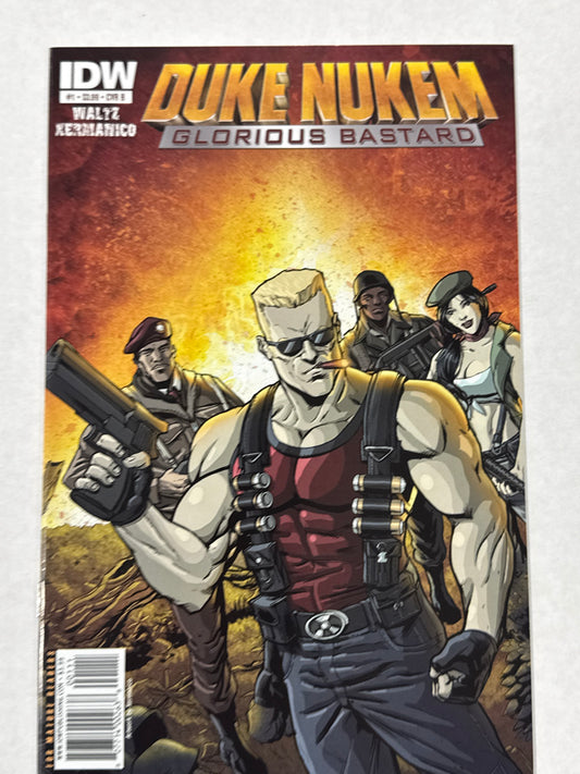 DUKE NUKEM Golrious Bastard #1 NM B Variant