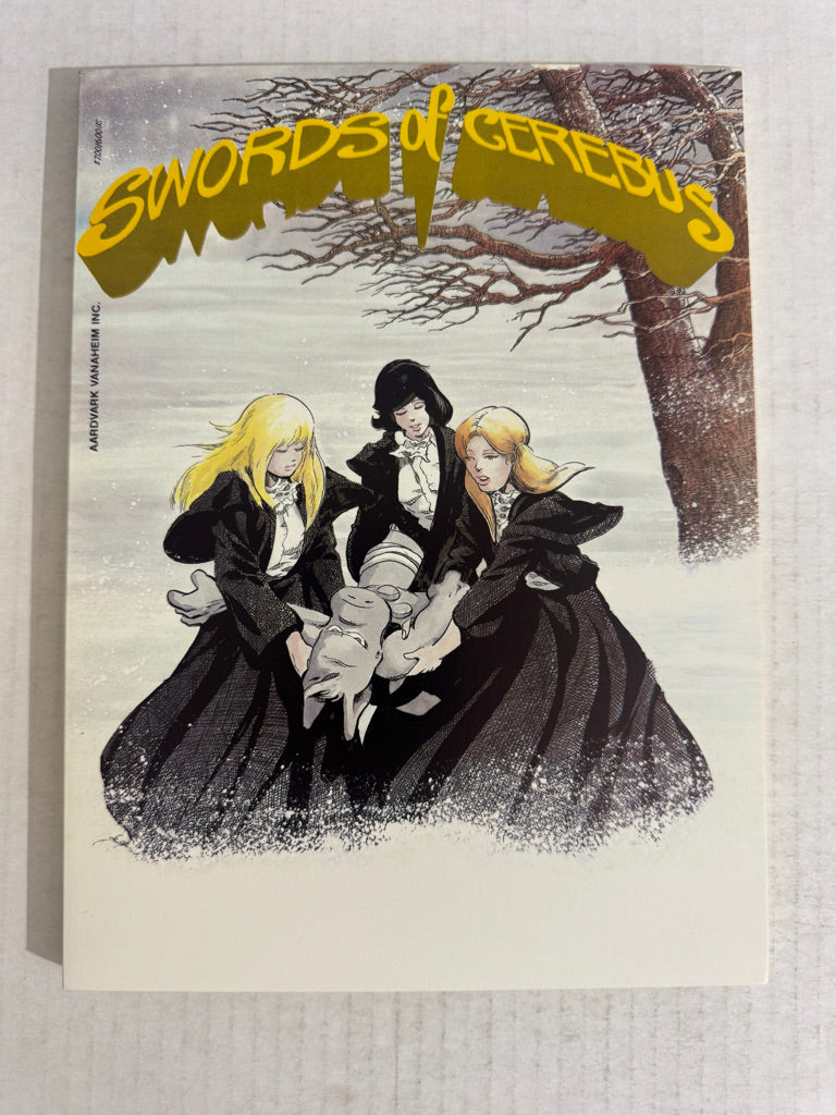 SWORDS OF CEREBUS Vol 6 1st Print NM  SIGNED by Gerhard & Dave Sim W/ Head Sketch