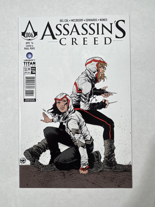 ASSASSIN'S CREED #6 NM Paul Pope Cover