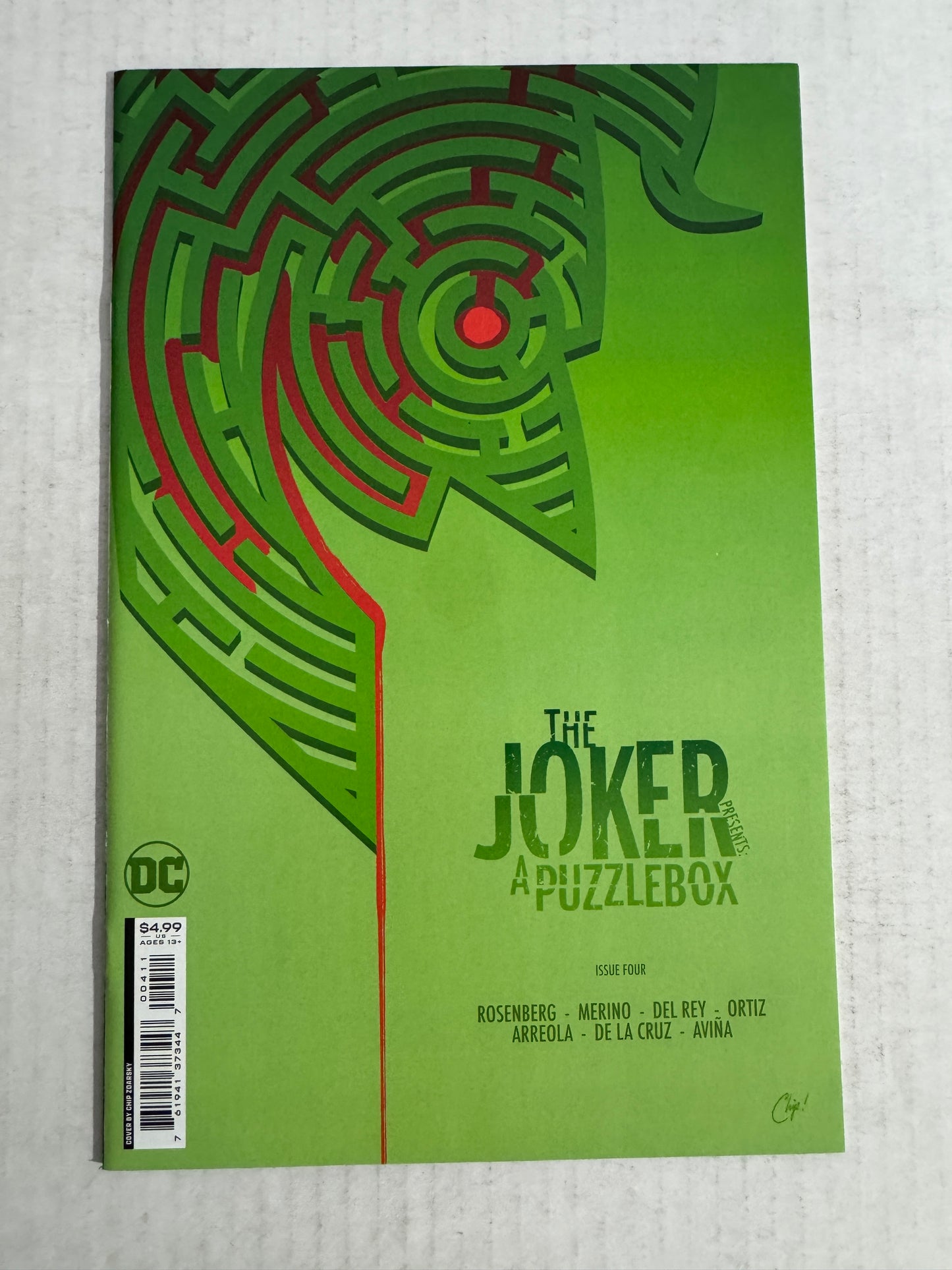 JOKER Puzzlebox #4 NM Chip Zdarsky Cover