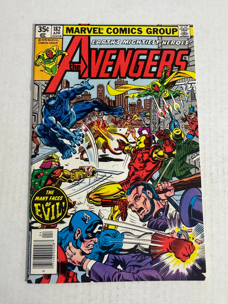 AVENGERS #182 George Perez Cover