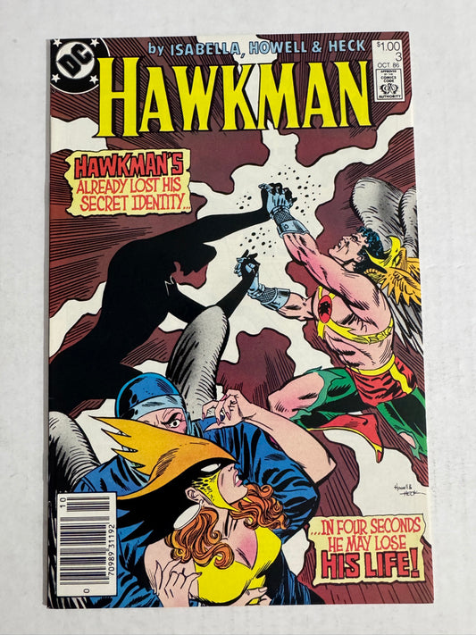 HAWKMAN #3 Vol 2 VF CANADIAN PRICE VARIANT