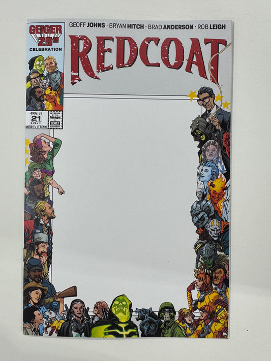 REDCOAT #21 NM Cover C Blank Variant