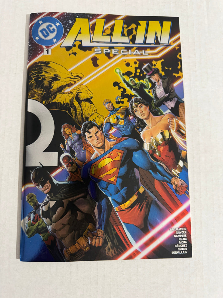 DC ALL-IN SPECIAL #1 NM NYCC Gold Foil Variant LTD 450