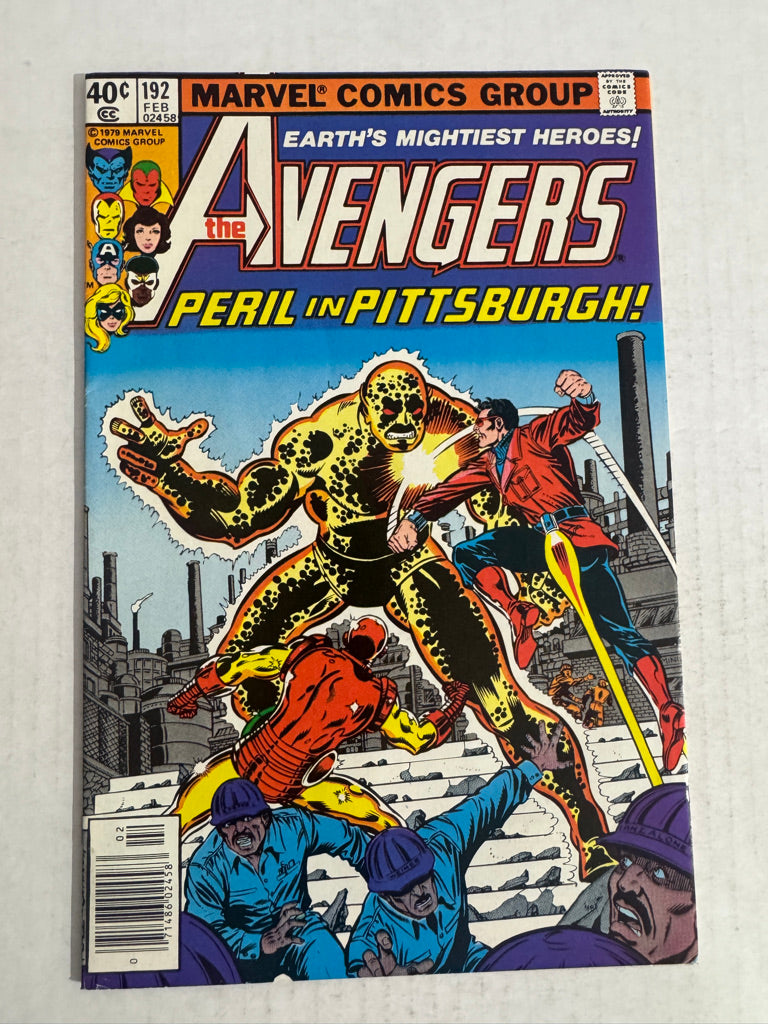 AVENGERS #192 George Perez Cover NEWSSTAND