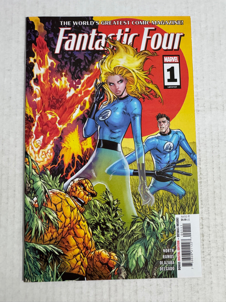 FANTASTIC FOUR #1 Vol 8 NM Humberto Ramos Cover