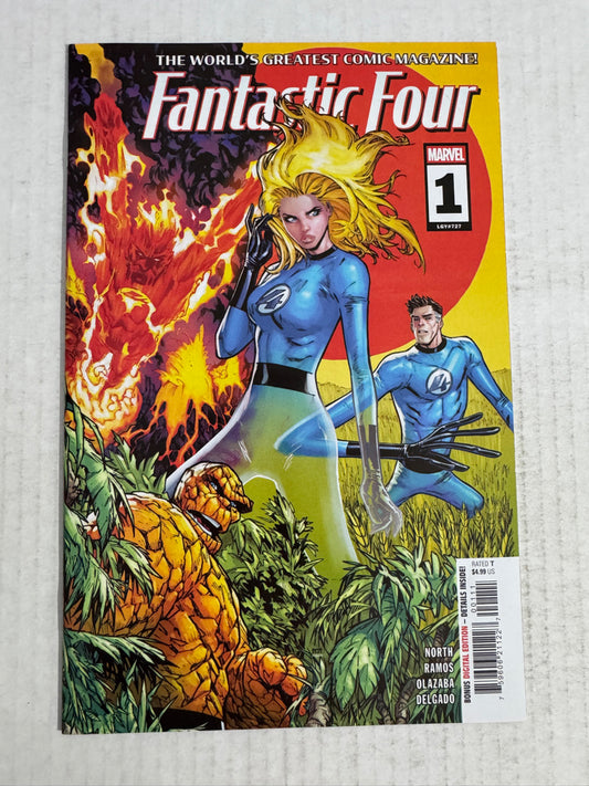 FANTASTIC FOUR #1 Vol 8 NM Humberto Ramos Cover