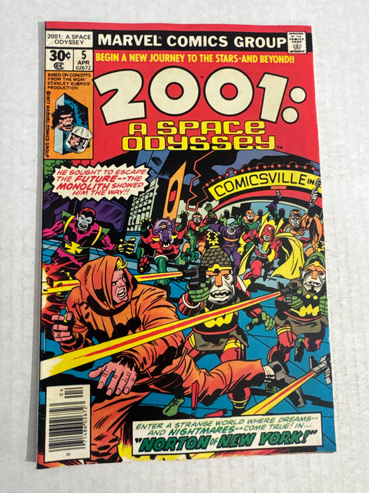 2001: A SPACE ODYSSEY #5 Jack Kirby Cover