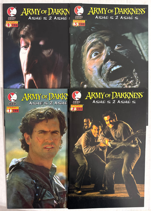 ARMY OF DARKNESS Ashes 2 Ashes #1-4 NM- Photo Variant SET