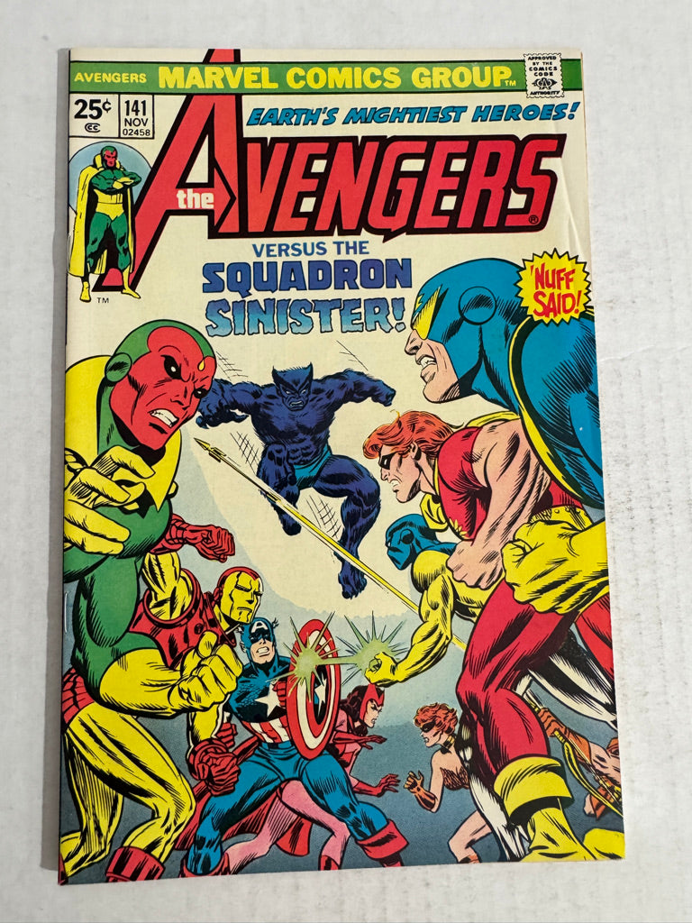 AVENGERS #141 VF George Perez Cover