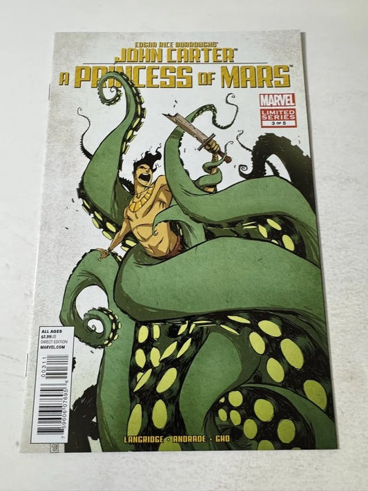 JOHN CARTER A Princess of Mars #3 NM- Skottie Young Cover