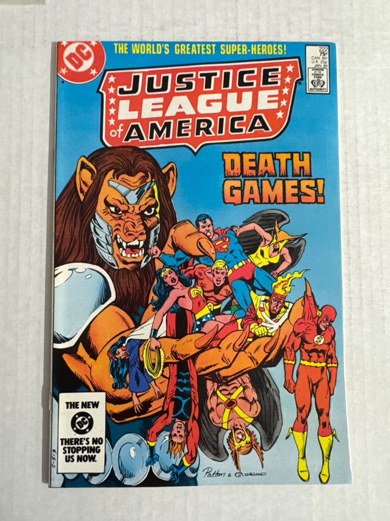 JUSTICE LEAGUE OF AMERICA #222 NM-