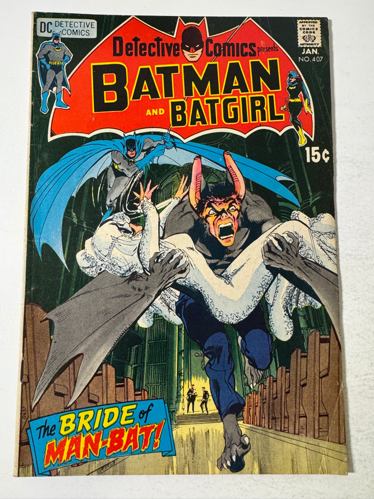 DETECTIVE COMICS #407 FN Neal Adams Cover