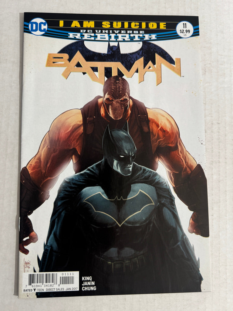 BATMAN #11 Vol 3 NM Mikel Janin Cover