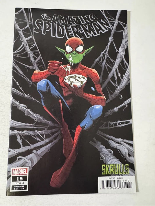 AMAZING SPIDER-MAN #15 Vol 5 NM Lee Garbett Variant
