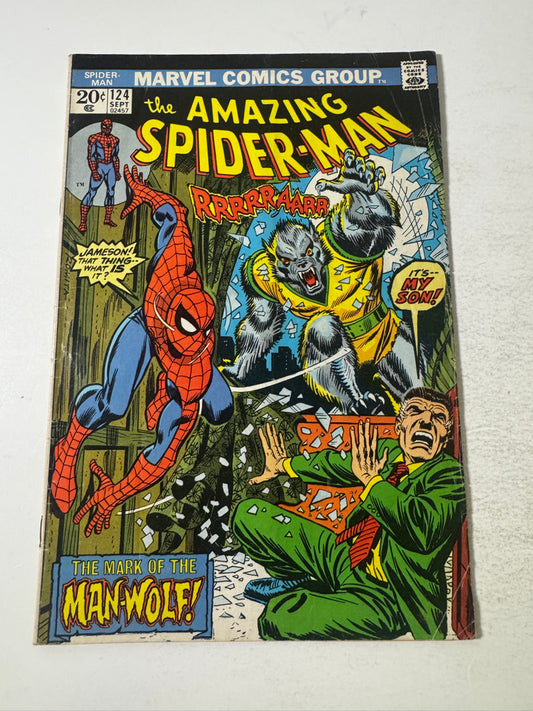AMAZING SPIDER-MAN #124 GD/VG 1ST APPEARANCE