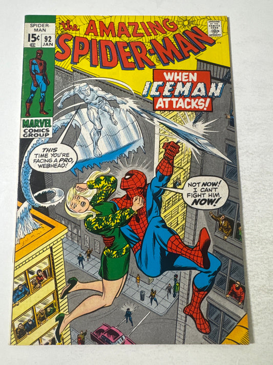 AMAZING SPIDER-MAN #92 VF-