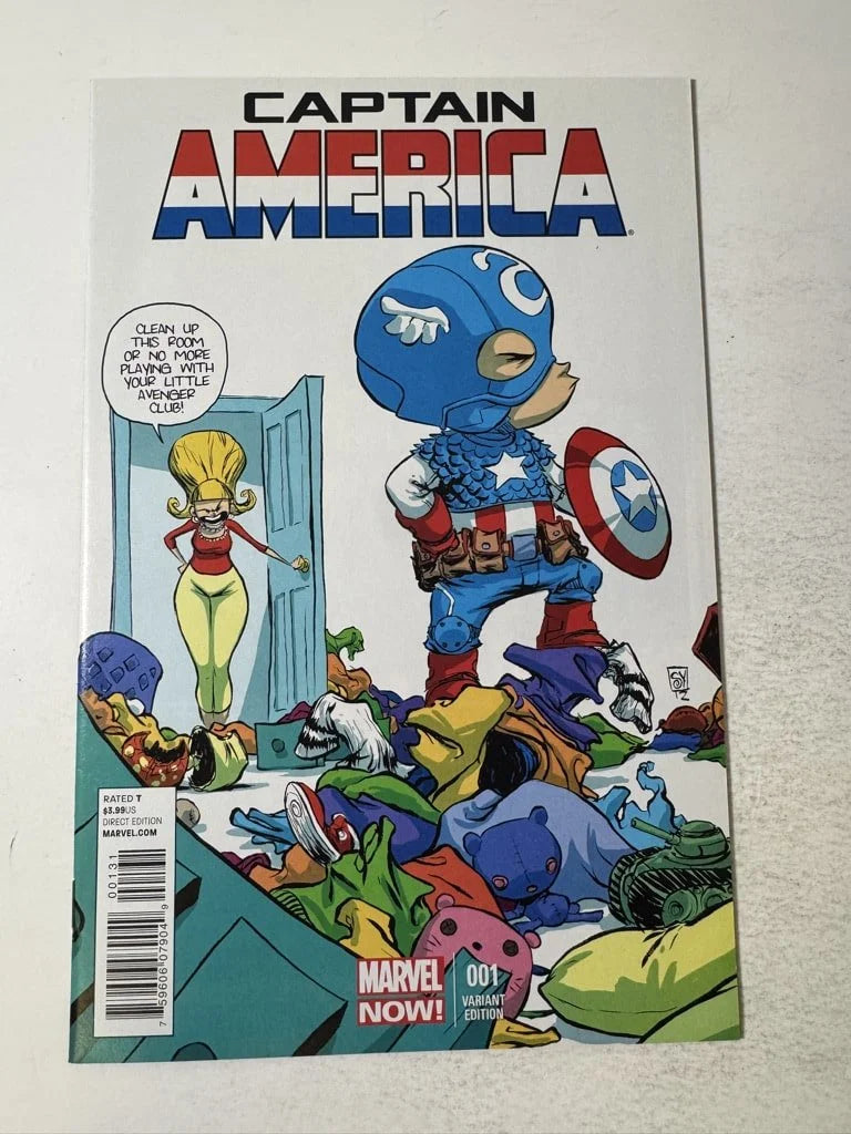 CAPTAIN AMERICA #1 VOl 7 NM  Skottie Young Variant