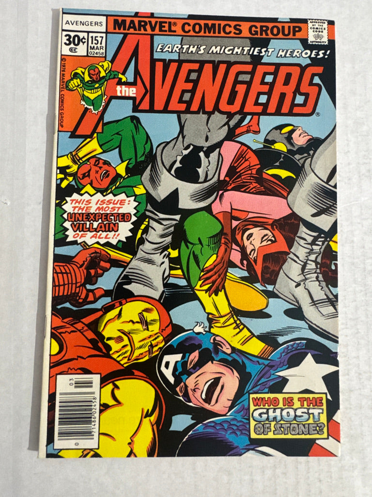 AVENGERS #157 NM- Jack Kirby Cover