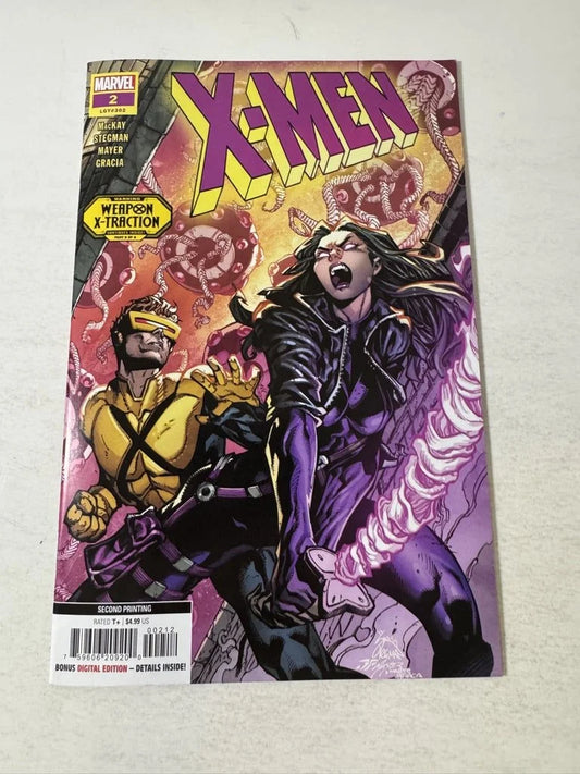 X-MEN #2 Vol 6 NM 2nd Print Variant