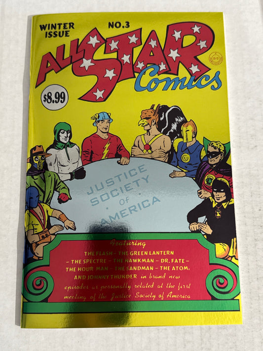 ALL STAR COMICS #3 NM Foil Variant Facsimile