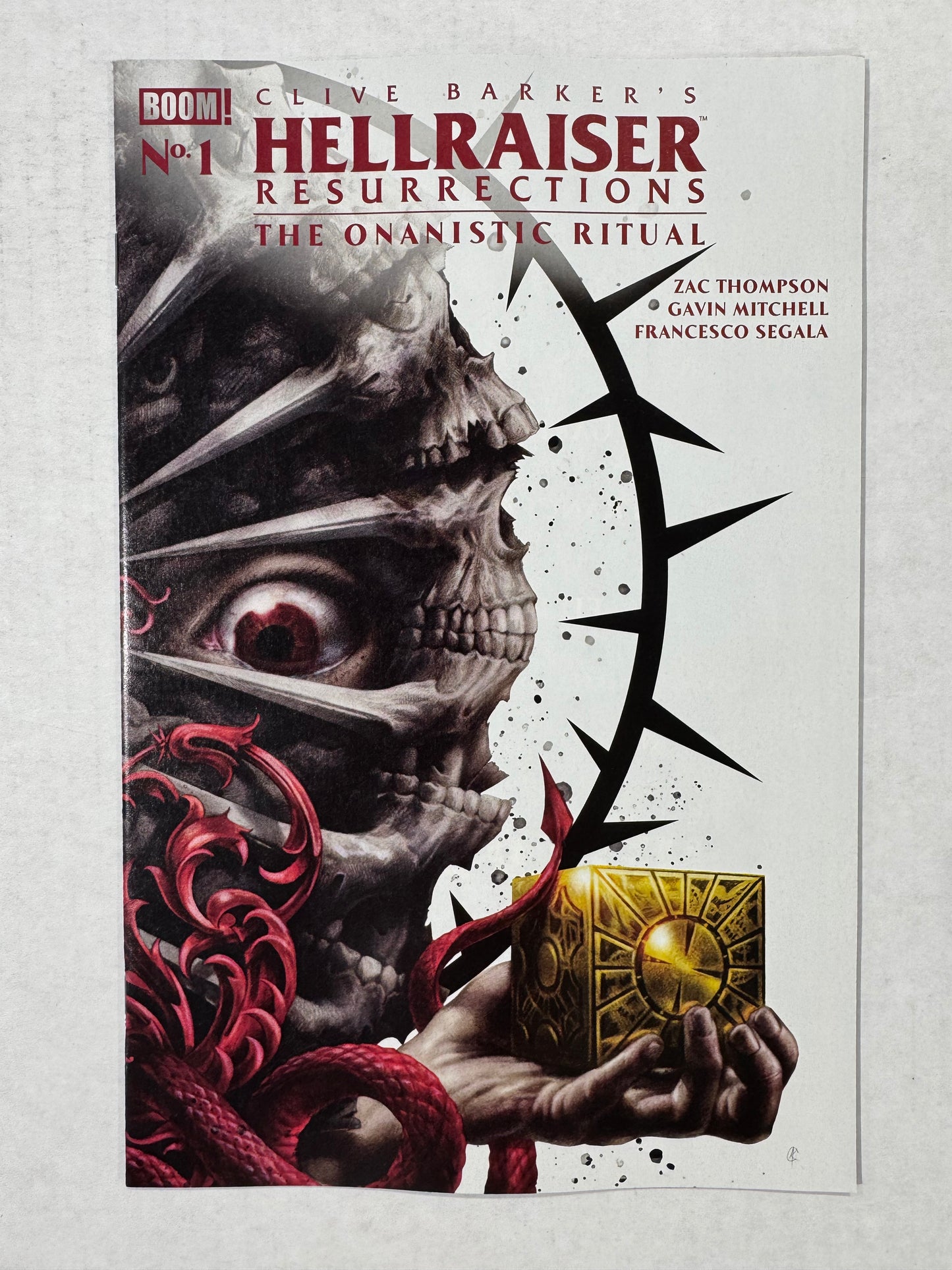 HELLRAISER: RESURRECTIONS - THE ONANISTIC RITUAL #1 NM Cover G Andrew K. Currey Variant