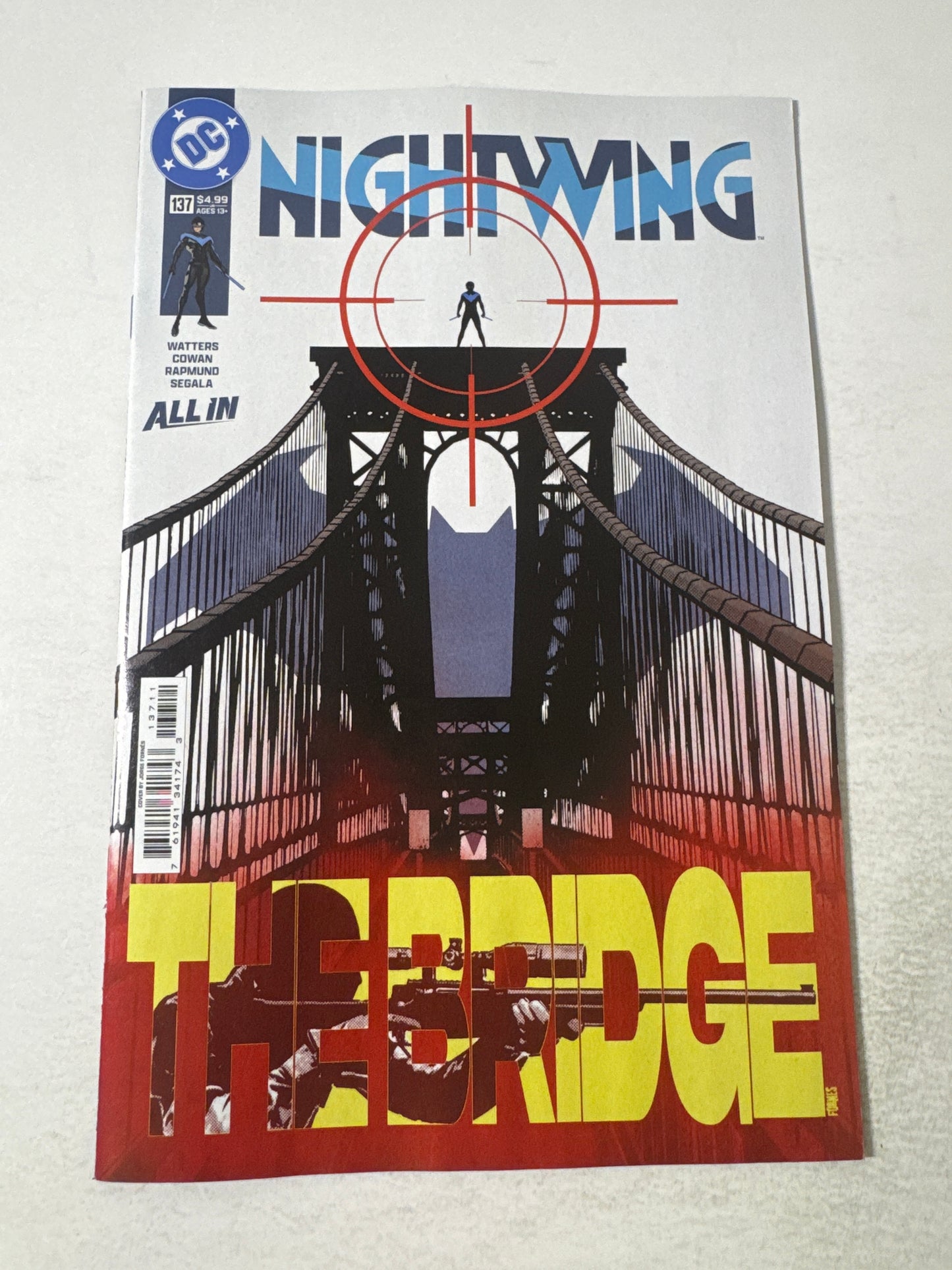 NIGHTWING #137 NM Jorge Fornes Cover